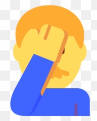 Discordapp - Face Palm Gif Png Emoji