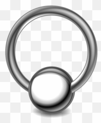 Body Piercing Ring Vector Illustration - Png Emoji