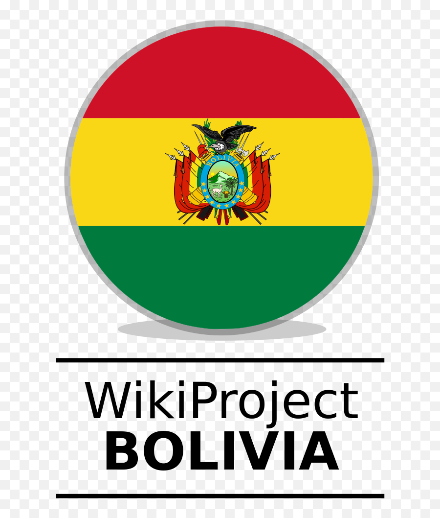 Wikiproject Bolivia Logo - Emblem Emoji,Bolivian Flag Emoji