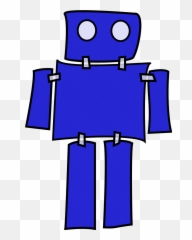Robot - Blue Robot Clipart Emoji,Android Ghost Emoji