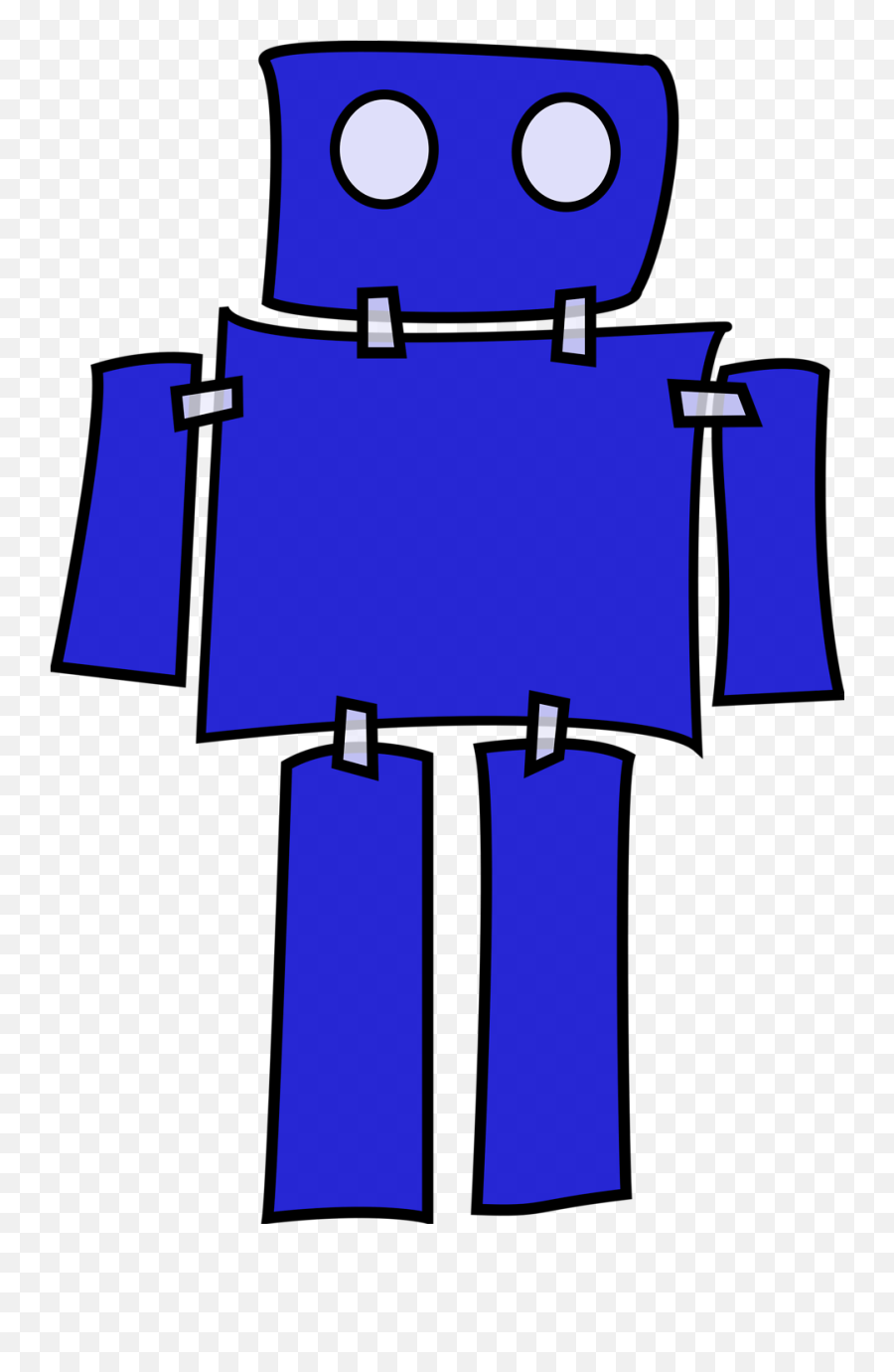 Robot - Blue Robot Clipart Emoji,Android Ghost Emoji
