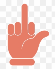 Facebook Middle Finger Icon At Getdrawings - And Thumb Emoji