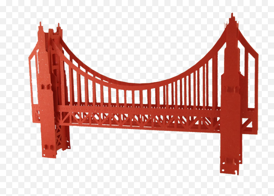 Golden Gate Bridge Pop Up Card - Golden Gate Bridge Pop Up Card Emoji,Bridge Emoji