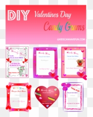 Diy Valentines Day Candy Grams - Emoji
