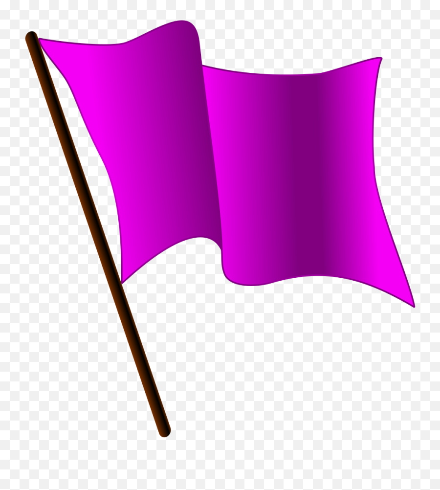 Purple Flag Waving - Red Flag Emoji,Costa Rica Flag Emoji