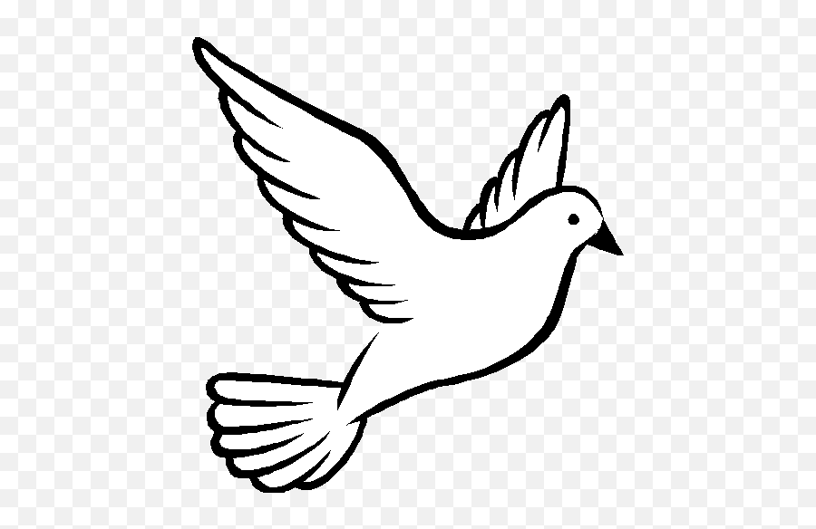 Descending Dove Clipart Free Clipart Images - Clipartix Holy Spirit Dove Drawing Emoji,Dove Emoji
