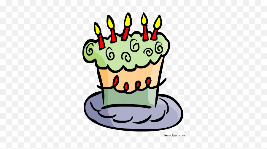 Free Birthday Clip Art Images And Graphics - Birthday Cake Candles Printable Jpg Clipart Free Emoji,Emoji Birthday Cake