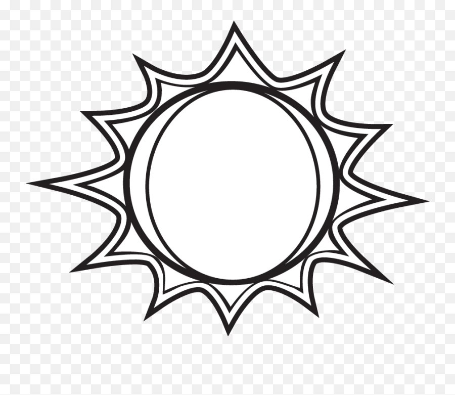 Sun Art Sun Black Amp White Black And White Pictures - Clip Art Black And White Emoji,Emoji Clipart Black And White