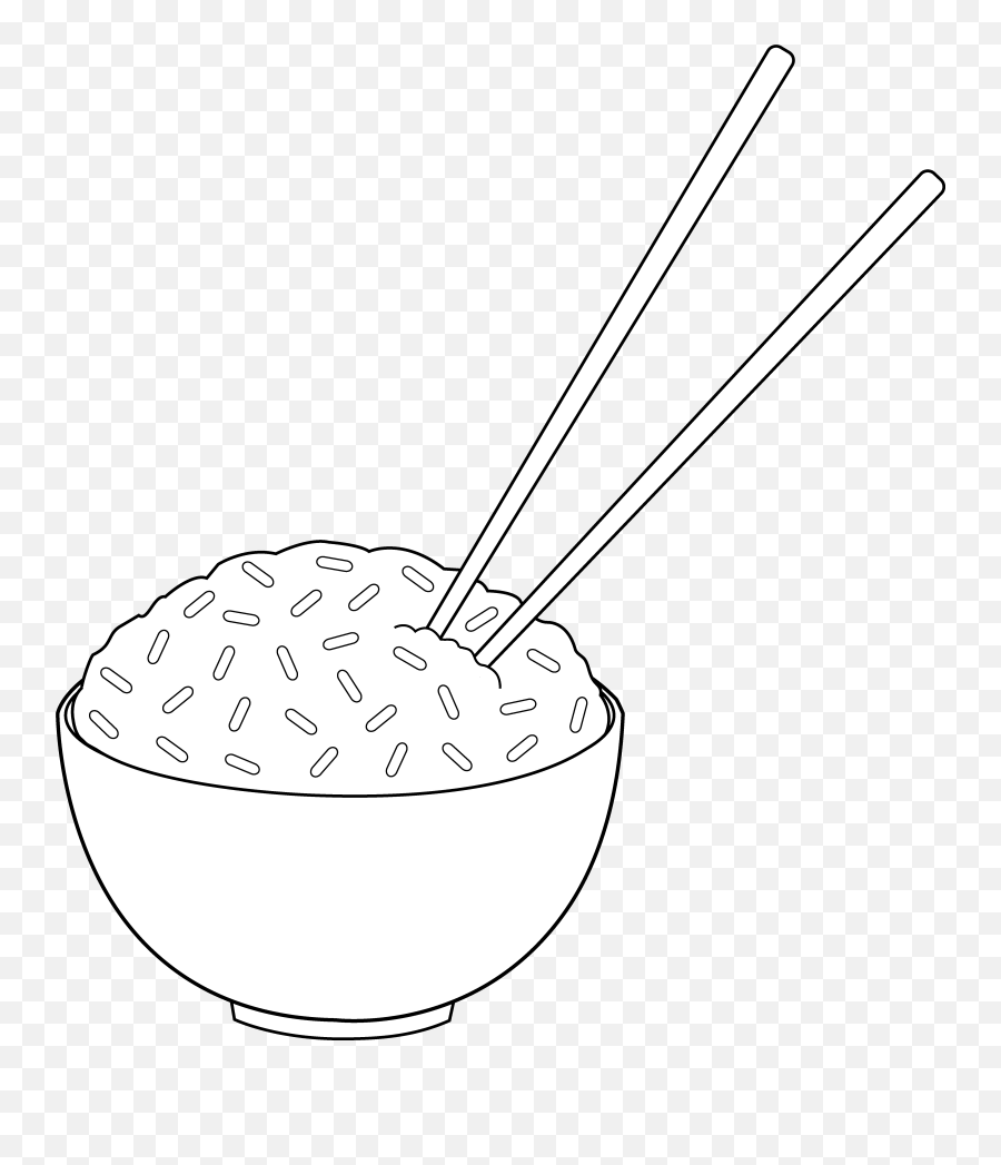 Rice Bowl And Chopsticks Clipart - Rice Bowl With Chopsticks Emoji,Chopsticks Emoji