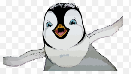 Happy Feet Very Cute Face Penguin Clipart Png u2013 Clipartlycom - Art Emoji