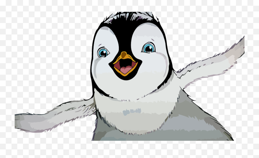 Happy Feet Very Cute Face Penguin Clipart Png U2013 Clipartlycom - Happy Feet Penguin Clip Art Emoji,Cute Emoticon Faces