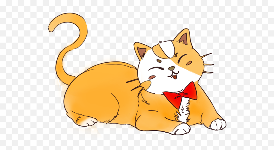 Free Online Kitten Orange Cat Cat Vector For Designsticker - Cat Grabs Treat Emoji,Cat Japanese Emoji