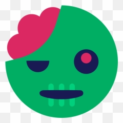 Emoji Head Zombie Free Icon Of Emoji 1 - Circle,Zombie Emoji