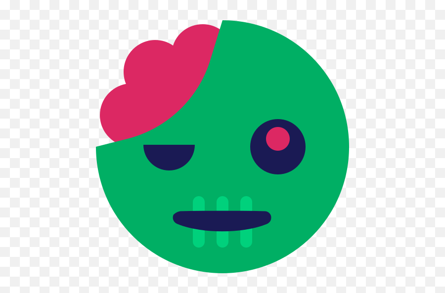 Emoji Head Zombie Free Icon Of Emoji 1 - Circle,Zombie Emoji