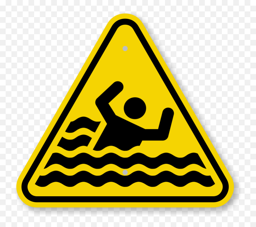 A Few Thoughts - Risk Of Drowning Sign Emoji,Caution Sign Emoji
