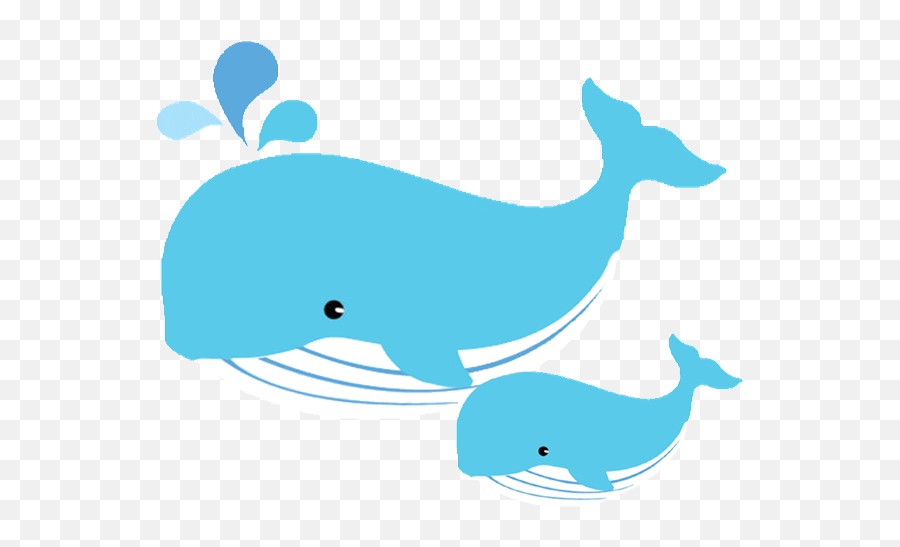 Whale Clipart Emoji Pencil And In Color Whale - Mom And Baby Whale Clipart,Whale Emoji