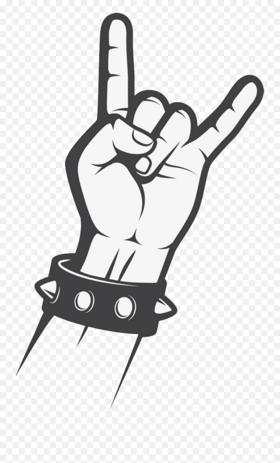 Trending Rock Stickers - Rock Roll Png Transparent Emoji,Rocker Hand Emoji