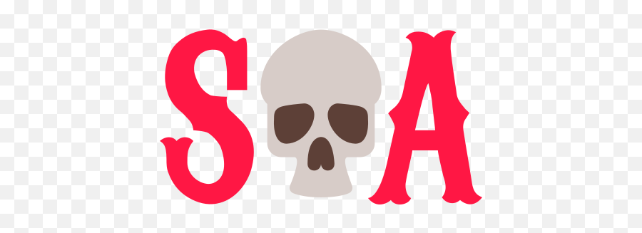 Sons Of Anarchy Icon - Skull Emoji,Anarchy Symbol Emoji