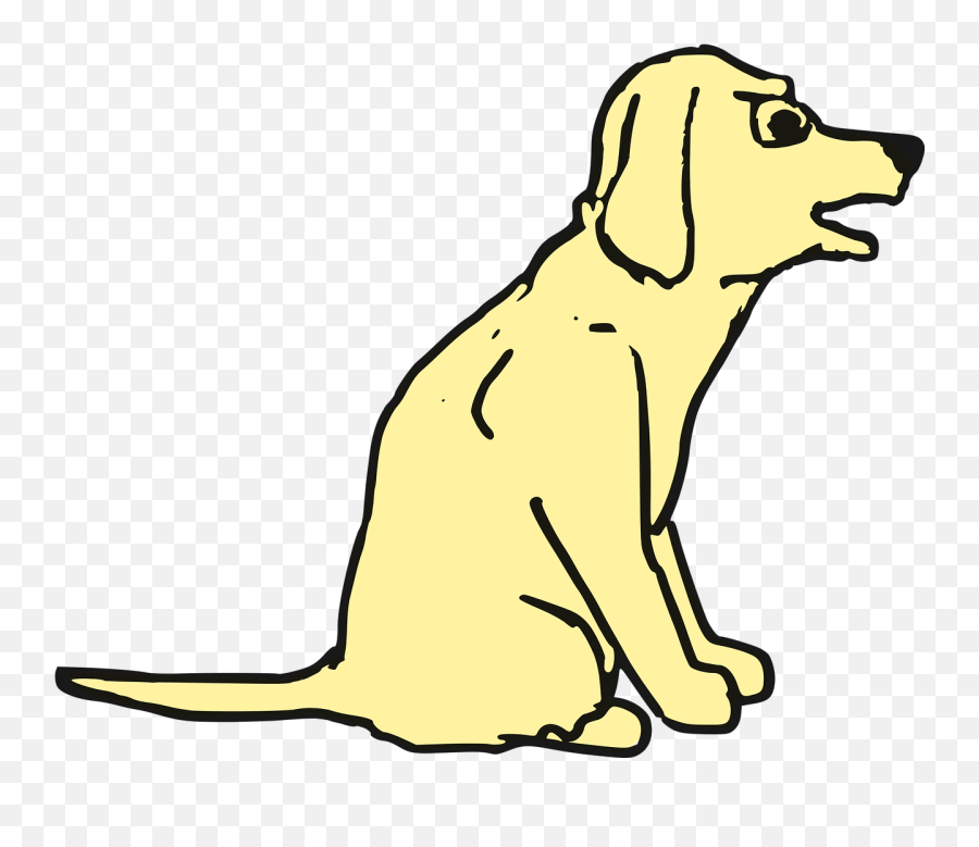 Agitated Barking Cartoon Dog Free Vector Graphics - Bark Emoji,Wave Emoticons