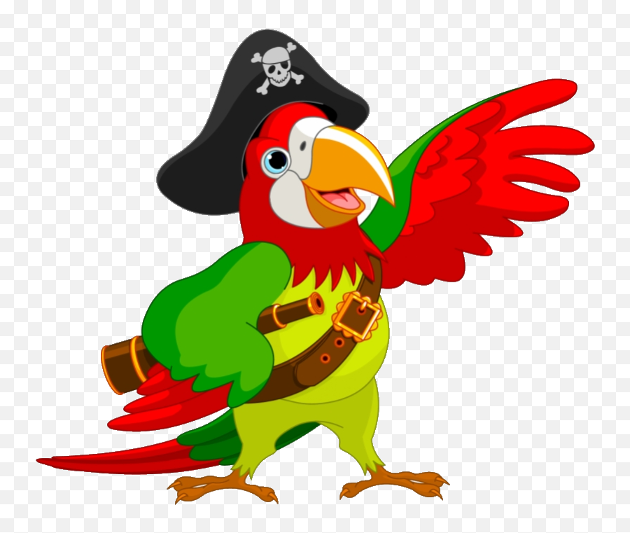 Homescapescheats Free Png Free Png Downloads Captain Hook - Pirate Parrot Clip Art Emoji,Tv And Hook Emoji