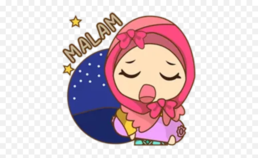 Hijab Sticker 29 - Cartoon Emoji,Hijab Emoji Download