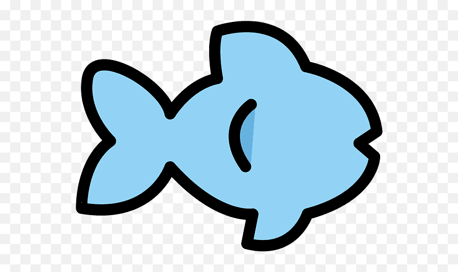 Fish Emoji Clipart - Poisson Emoji,Fish Emoji Transparent