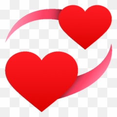 Revolving Hearts Symbols Gif - Emoji