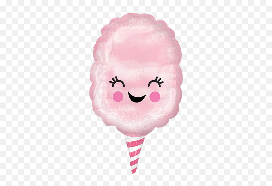 Sccottoncandy Sticker - Pink Candy Floss Cartoon Emoji,Cotton Candy Emoji