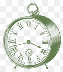 Clocks Clipart Frame - Roman Numeral Watch Face Emoji