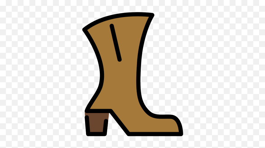 Womans Boot Emoji - Botas Emoji,Cowboy Boot Emoji