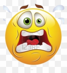 Emoticons Png And Vectors For Free Download - Emoji Effrayé