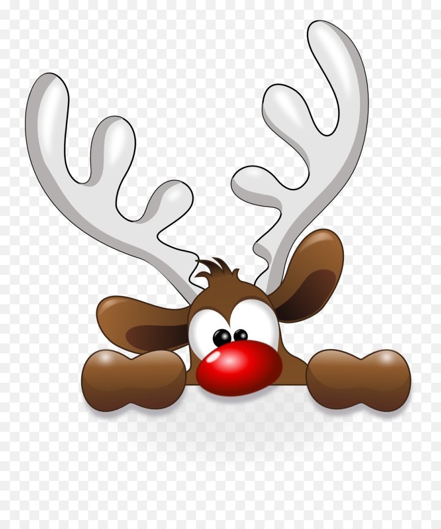 Reindeer Image Icon Favicon - Rudolph Clipart Emoji,Peeking Emoji