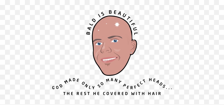 Bald Is Beautiful No Background - Cartoon Emoji,Unamused Emoticon