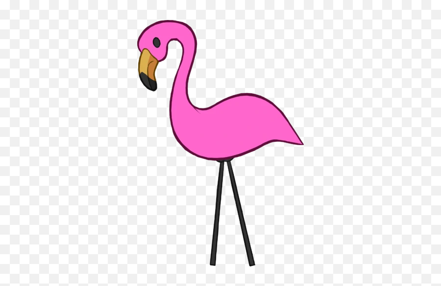 Pink Flamingo - Hot Pink Flamingo Clipart Emoji,Flamenco Emoji