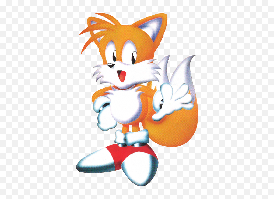 Weird Official Sonic Art - Tails Adventure Artwork Emoji,Crackhead Emoji