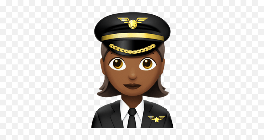 Female Pilot Apple Emoji Transparent Png - Emoji Piloto,Military Emoji