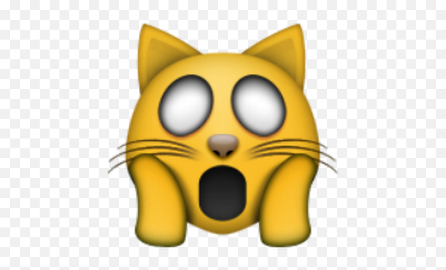 Download Free Png Sticker Emojipedia Iphone World Day Emoji - Shocked Cat Emoji,Emojipedia