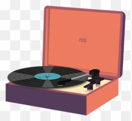 Turntable Music Sound - Circle Emoji