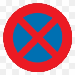 Belgian Road Sign E3 - Verkeersbord Beurtelings Parkeren Emoji,No Signal Emoji