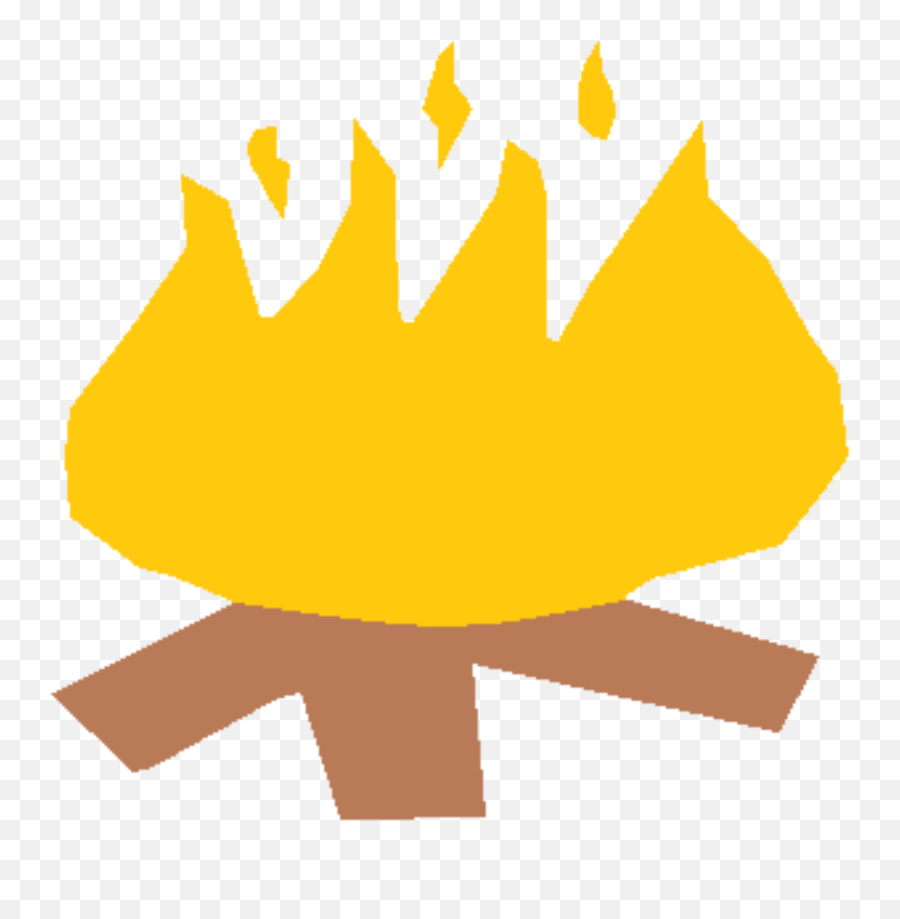 Camp Fire Vector Clipart Image - Campfire Emoji,Fire Emoji Jpg