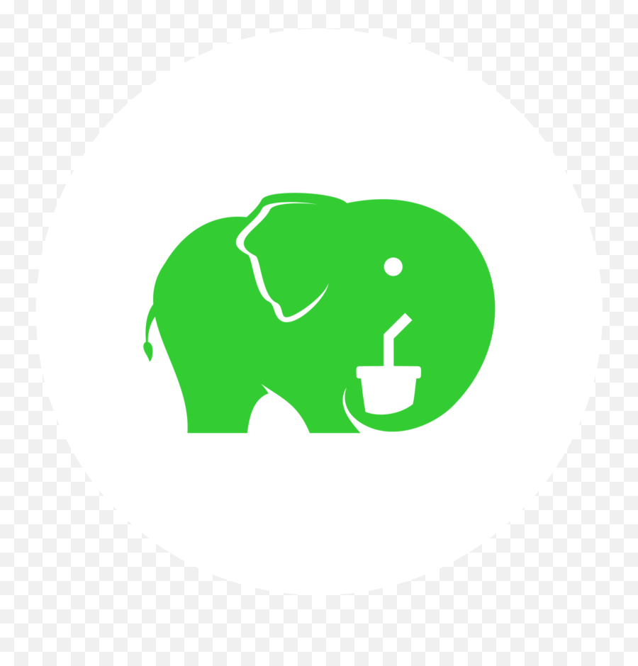 Evoq Paper Straws - Indian Elephant Emoji,Sipping Tea Emoji