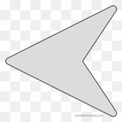 Arrow Icons Patterns Stencils Clipart - Triangle Emoji,Emoji Feather