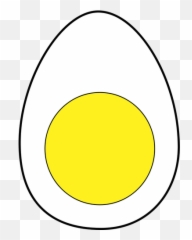 Imagem Vetorial De Ovo - Hard Boiled Egg Drawing Emoji