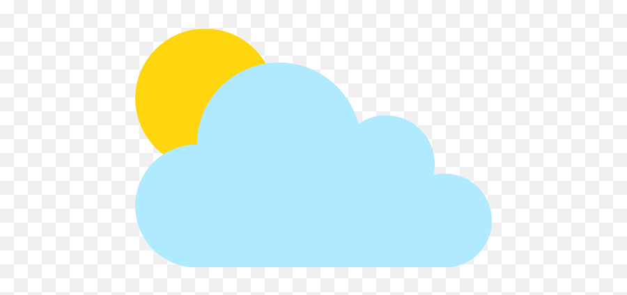 Sun Behind Cloud Emoji For Facebook Email Sms - Emoji Sol Nubes,Rain Cloud Emoji