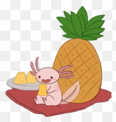 Pineapple Clipart Png Transparent Png - Clipart Axolotl Transparent Background Emoji,Mississippi Flag Emoji