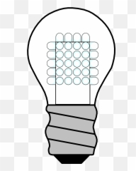 Energy Saving Lamp Led Off Light Bulb - Transparent Clip Art Emoji