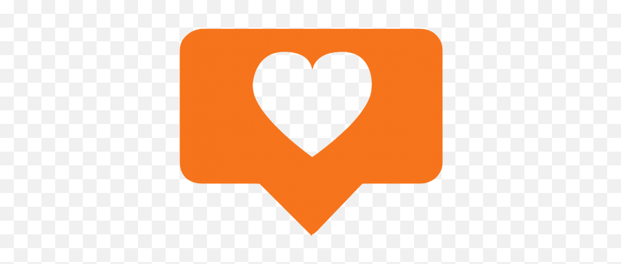 Instagram Heart Free Png Transparent - Instagram Likes Clipart Emoji,Orange Heart Emoji