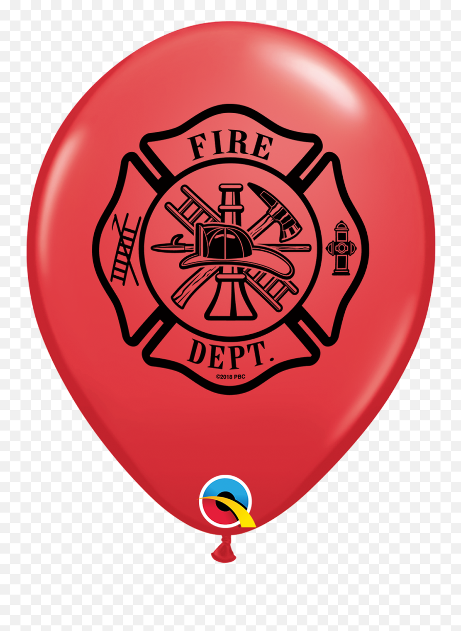 11q Fire Dept Badge Print 50 Count - Havinu0027 A Party Firefighter Auxiliary Logo Clipart Emoji,Police Badge Emoji