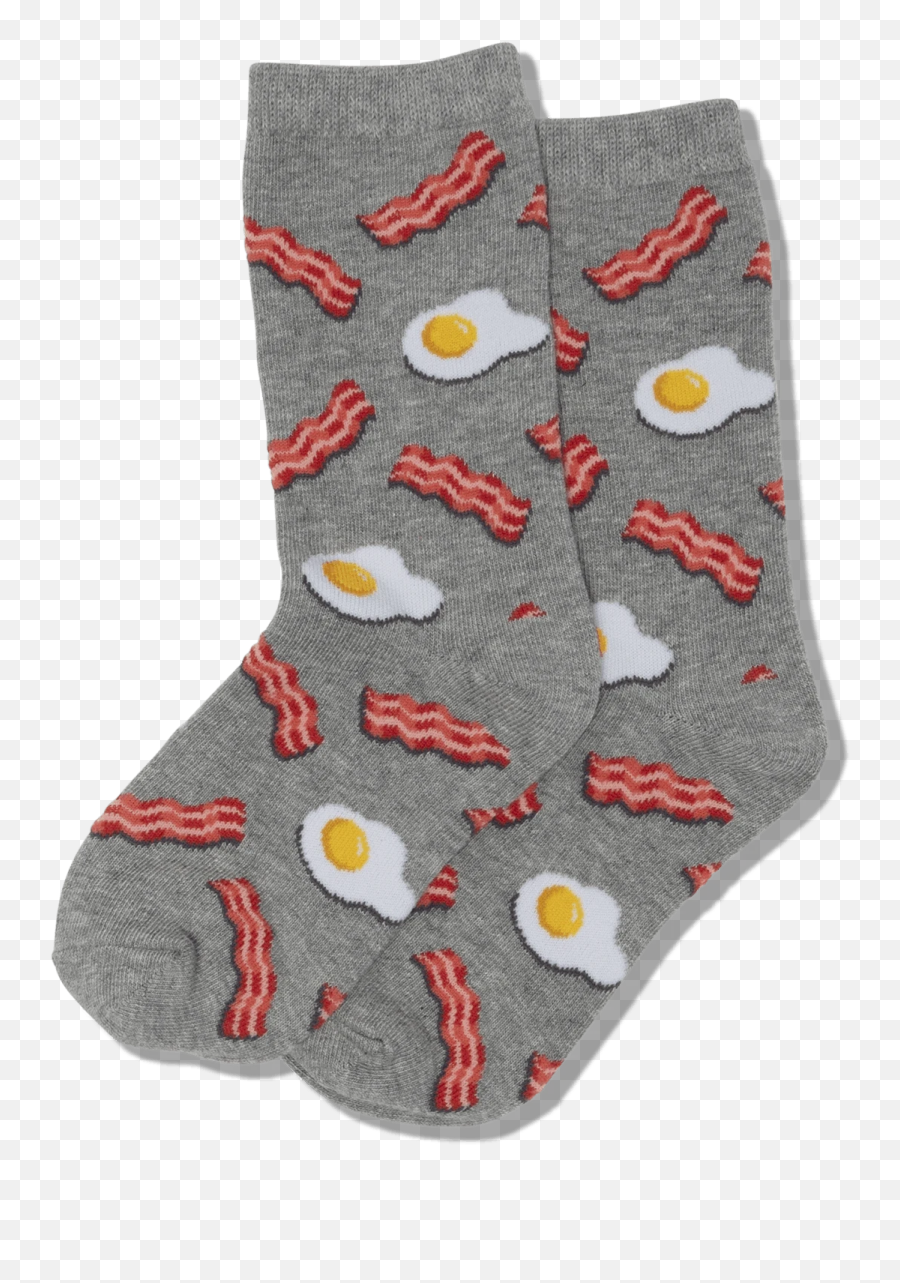 Kidu0027s Eggs And Bacon Socks U2013 Hotsox - Sock Emoji,Emoji Eggs