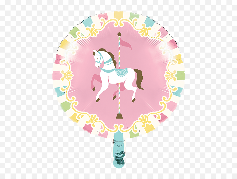 Carousel - Unicorn Cartoon Carousel Emoji,Carousel Emoji